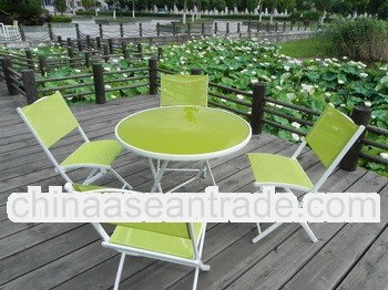 Garden metal furniture set