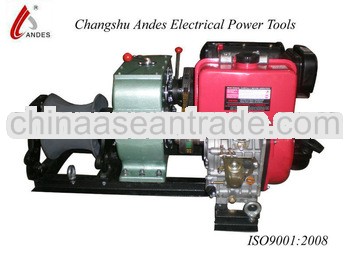 Gasoline or diesel engine cable hoist machine