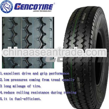 Gencotire commercial radial truck tyre 1200r24,TBR 1200r24 China factory