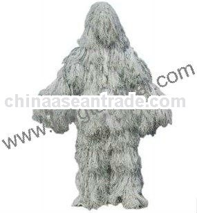 Ghillie suit/Camouflage suit/hunting clothing , White Ghillie suit for snowfield