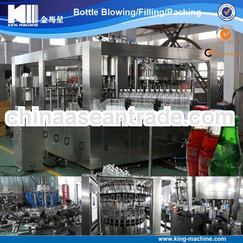 Glass Bottle Carbonated Soda Water Filling Capping Machinery