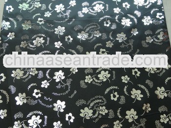 Gold Print Pattern Polyester Interlining Fabrics and Textiles