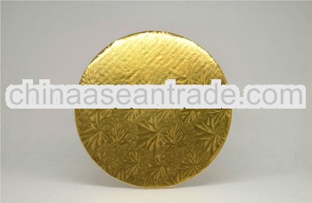 Gold& Silver Cake board /Drum -- 14 Inch gold cake board