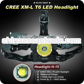 Goldrunhui RH-H0037 Rechargeable LED Headlight(2*18650)