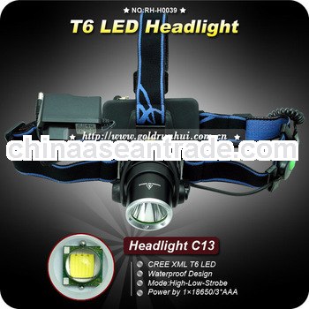 Goldrunhui RH-H0039 T6 Fising Headlight Output 1200lumen