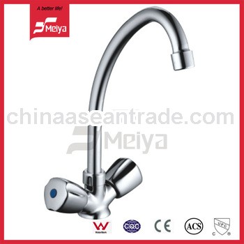 Good Brand Brass Double Handle Kitchen Sink Mixer Faucet