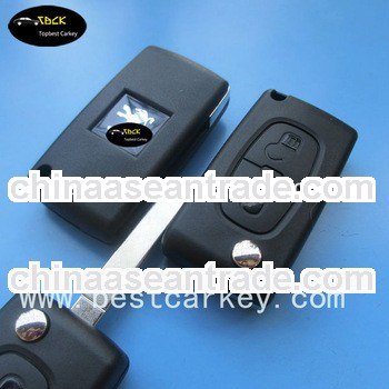 Good price 2 buttons car remote control for Peugeot 307 remote key peugeot car remote control key