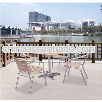 Good quality cast aluminum outdoor dining furniture set