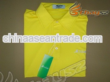Good quality hot-sale poly/rayon golf t-shirt