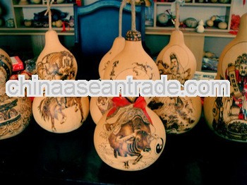 Gourd pyrography craft