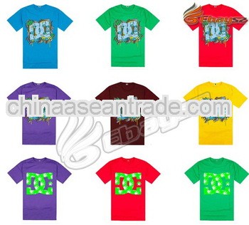 Grace embroidery 100% polyester t shirt for promotion