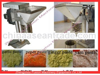 Green bell pepper shreds making machine/ginger mashing machine/frozen garlic paste machine