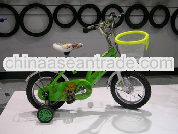 Green color with caster wheel hot sale kid bike,child bike,children bicycle made in 