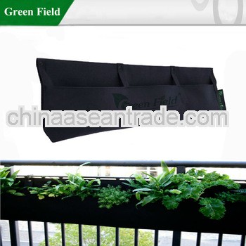 Green hanging vertical garden planter bag