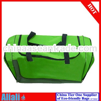 Green medication travel bag