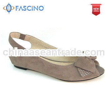 Guangzhou Leather Sandal Shoe For Woman