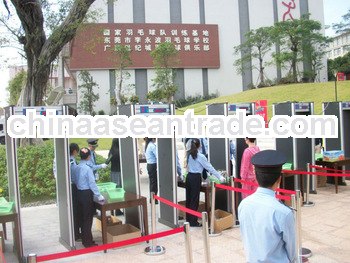 Gym, exhibition,conference hall,airport, court used security scanner gate made in Shenzhen