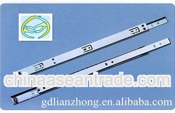 H27 2-fold Furniture Ball Bearing Drawer Slide/Slide Rails