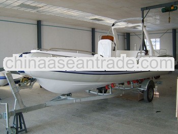 HA-RIB580C 19ft 580cm fiberglass hull RIB boat