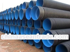 HDPE double wall corrugated drainage pipe hdpe corrugated pipe