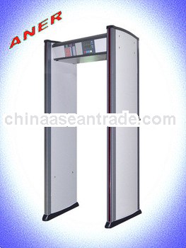 HOT !!! Waterproof walk through metal detector gate,security walk through metal detectors alarms for