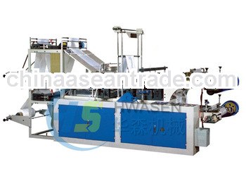 HSLJ-700 Computer double layers roll vest bag making machine