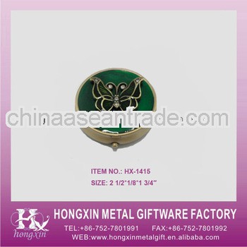 HX-1415 Classical fancy metal mini pill box