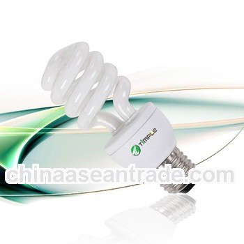 Half spiral CFL energy light bulb (CE,ISO9001)