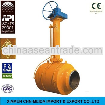 Handle Wheel Carbon Steel Full Welded Ball Valve