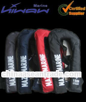 Hanging neck type inflatable life jacket