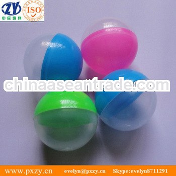 Hard plastic sphere open up ball, openable plastic balls, lottery ball plastic balls wholesale