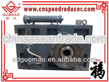 Harden-teeth surface reducer for plastic extruding machine