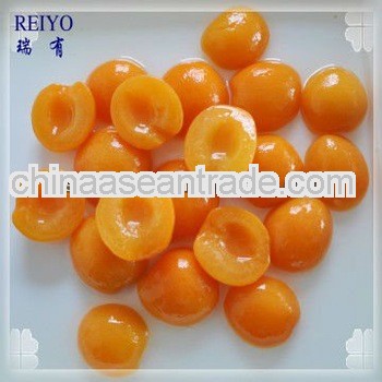 Health ISO Halves 2650g canned cheap Sweet syrup apricot 2013 exporter