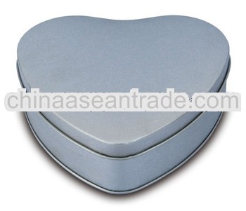 Heart shape gift tin box