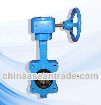 Heat-resistant Rubber Seat Gear Box Operation Butterfly Valve