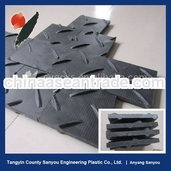 High Density Polyethylene plastic ground mat outdoor