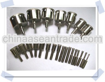 High Efficiency Electroplated Diamond Glass Drilling Bits