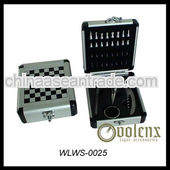 High Quality Luxury Wine Accessories Gift Set in Leather Box