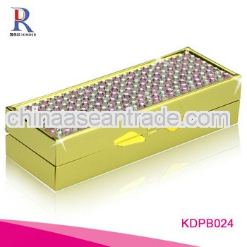 High Quality Promotion Bling Rhinestone Diamond Metal Pill Box Wholesale Supplier|Factory|Manufactur