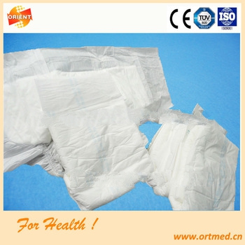 High absorbent PE film PP tapes adult incontinence diaper