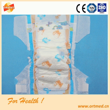 High absorbent and super dry surface baby diaper