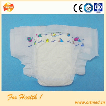 High absorption soft cotton disposable baby diaper