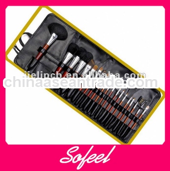 High end copper ferrule 20pcs makeup brush set