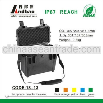 High impact plastic carrying case