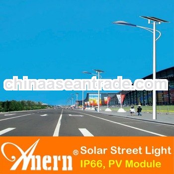 High lumen efficiency anern 40w 6m solar lamp street light