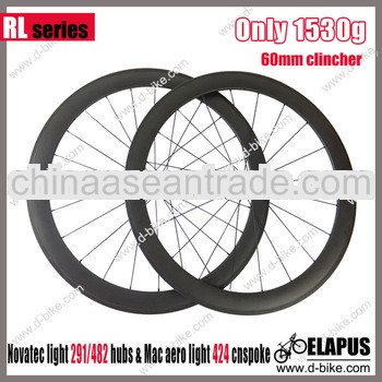 High performance cheap full carbon bike wheels 700c 60mm clincher