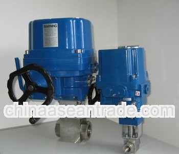 High performance electeic actuator high pressure ball valve