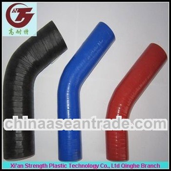 High performance silicone charge air cooler hose