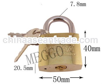 High polished Brass padlock/spring titanium padlocks