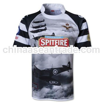 High quality 100% polyester rugby jersey